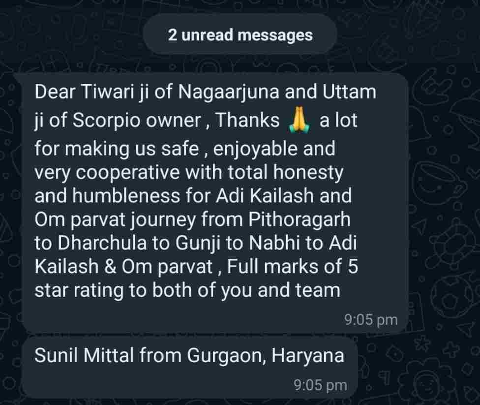 Nagarjuna Travels Customer Testimonial 11